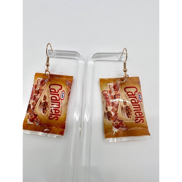 Caramel Candy Earrings - Mini Brands Earrings - Baker Earrings - Chef Earrings - Picture 1 of 6